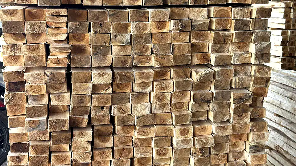 gỗ tràm xẻ sấy phôi tràm dùng đóng pallet