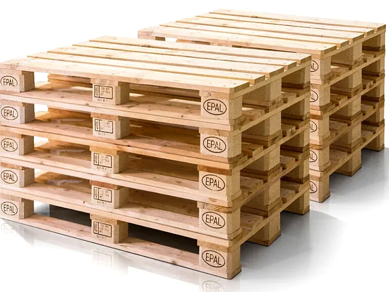 minh họa dấu ISPM 15 trên pallet gỗ xuất khẩu